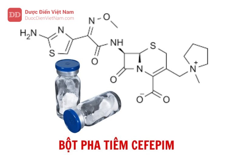 Bột pha tiêm Cefepim - Dược điển Việt Nam 5 bản bổ sung