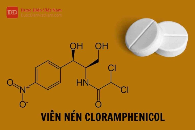 Viên nén Cloramphenicol - Dược điển VIệt Nam 5 bản bổ sung