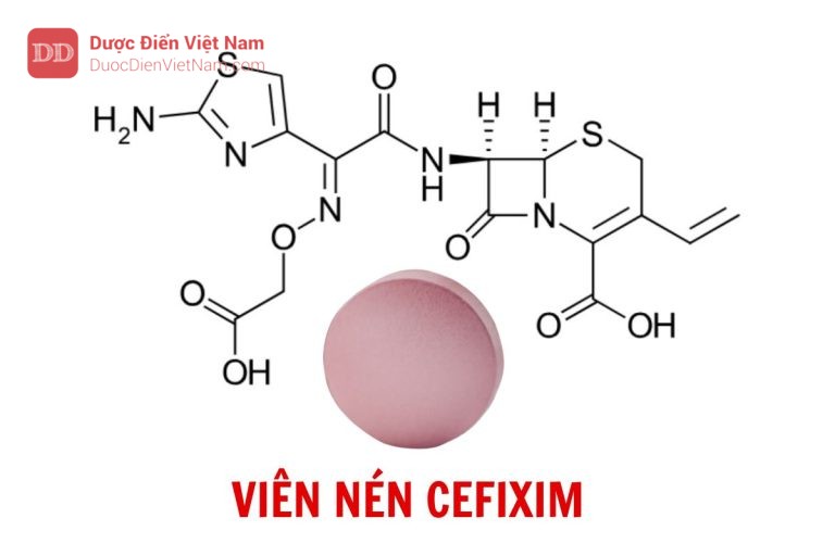 Viên nén Cefixim - Dược điển Việt Nam 5 bản bổ sung