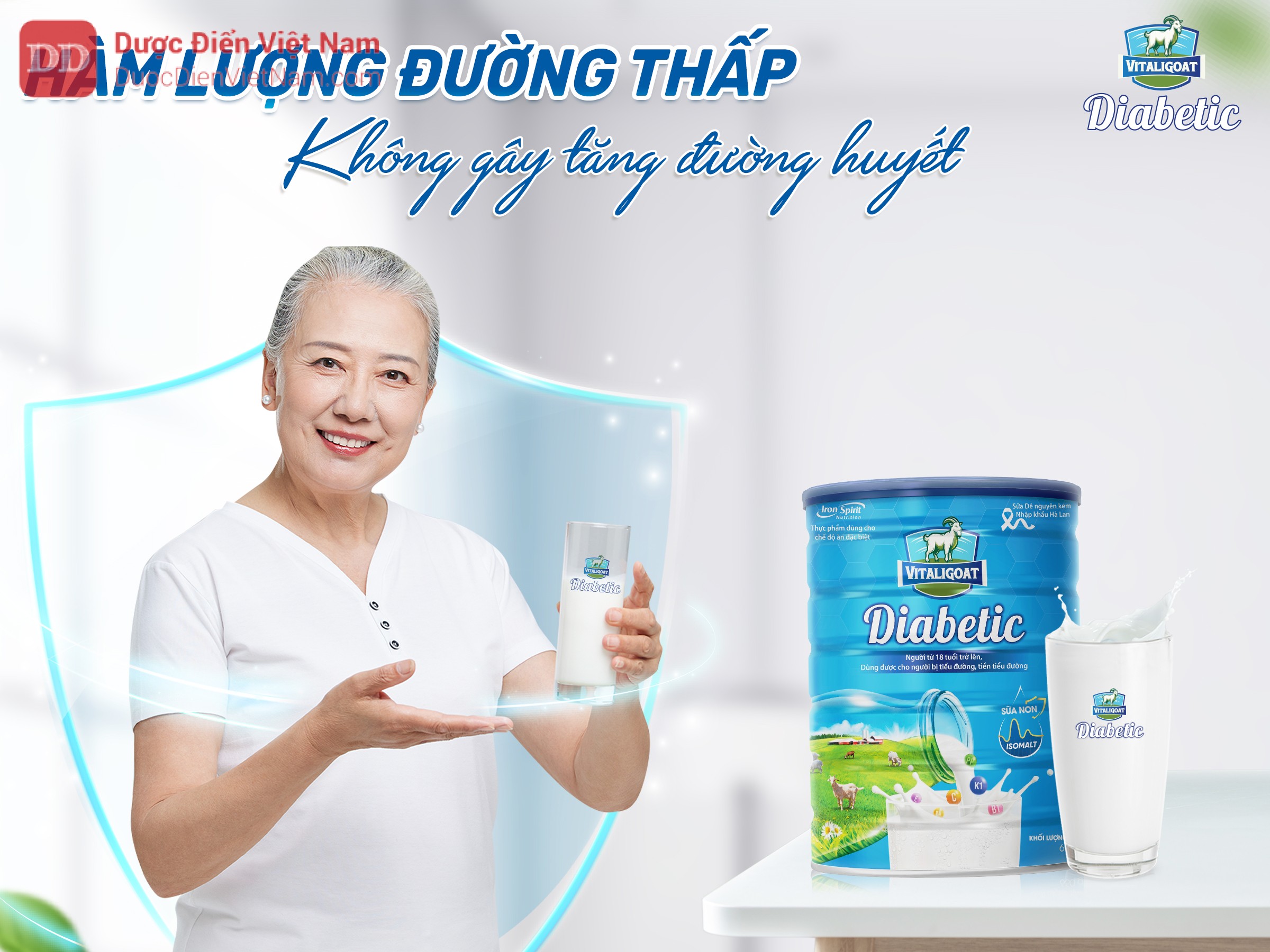 sữa dê Vitaligoat Diabetic cho người tiểu đường