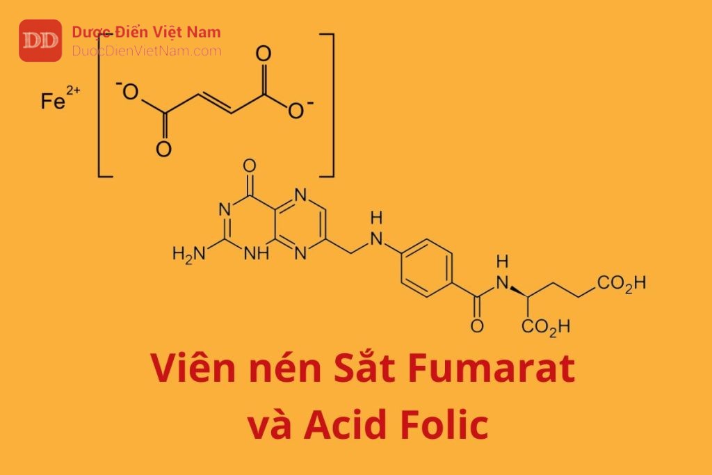 Viên nén Sắt Fumarat và Acid Folic