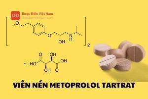 Viên nén Metoprolol Tartrat