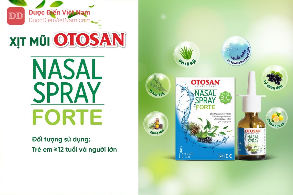 Xịt mũi Otosan Nasal Spray Forte