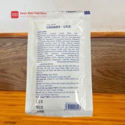 Dầu Tắm Gói Cromix Lice - Giúp làm sạch hiệu quả bã nhờn trên da, tóc và da đầu