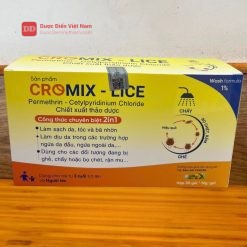 Dầu Tắm Gói Cromix Lice - Giúp làm sạch hiệu quả bã nhờn trên da, tóc và da đầu