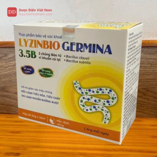 Men Ống Lyzinbio Germina - Giúp bổ sung lợi khuẩn đường ruột