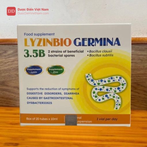 Men Ống Lyzinbio Germina - Giúp bổ sung lợi khuẩn đường ruột