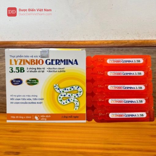 Men Ống Lyzinbio Germina - Giúp bổ sung lợi khuẩn đường ruột