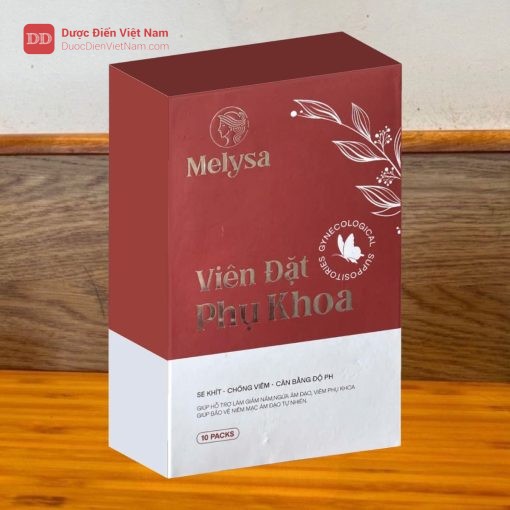 Viên Đặt Phụ Khoa Melysa - Giúp se khít âm đạo, hỗ trợ điều trị viêm nhiễm