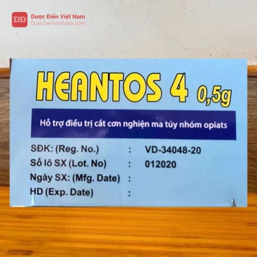 Heantos 4 - Giúp hỗ trợ điều trị cai nghiện các chất thuộc nhóm opiat