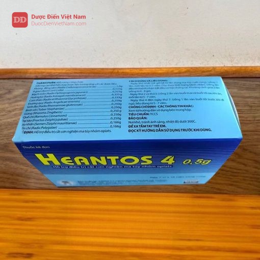 Heantos 4 - Giúp hỗ trợ điều trị cai nghiện các chất thuộc nhóm opiat