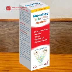 Xịt Mũi Biển Sâu Mucobay Baby - Giúp giảm nghẹt mũi, chảy nước mũi do cảm cúm