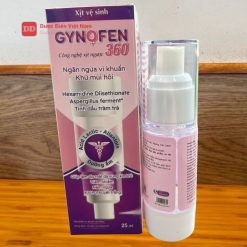 Xịt GYNOFEN - Giúp vệ sinh vùng kín, ngăn ngừa vi khuẩn, nấm