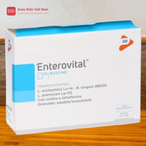 Men vi sinh ENTEROVITAL - Giúp giảm các triệu chứng đau bụng, rối loạn tiêu hóa