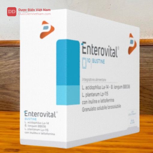 Men vi sinh ENTEROVITAL - Giúp giảm các triệu chứng đau bụng, rối loạn tiêu hóa