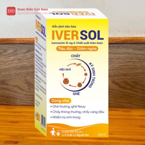 Iversol - Siro uống đánh bay Chấy Ghẻ