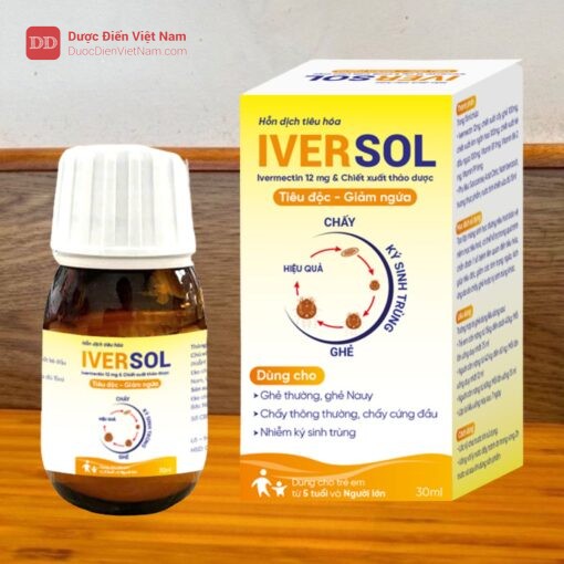 Iversol - Siro uống đánh bay Chấy Ghẻ