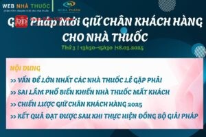 Monapharm đồng hành cùng chuỗi hội thảo giúp nhà thuốc giữ chân khách hàng năm 2025