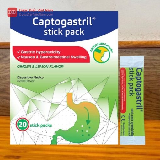 Captogastril - Giải pháp toàn diện giảm nhanh acid, ợ nóng, đầy hơi, khó tiêu
