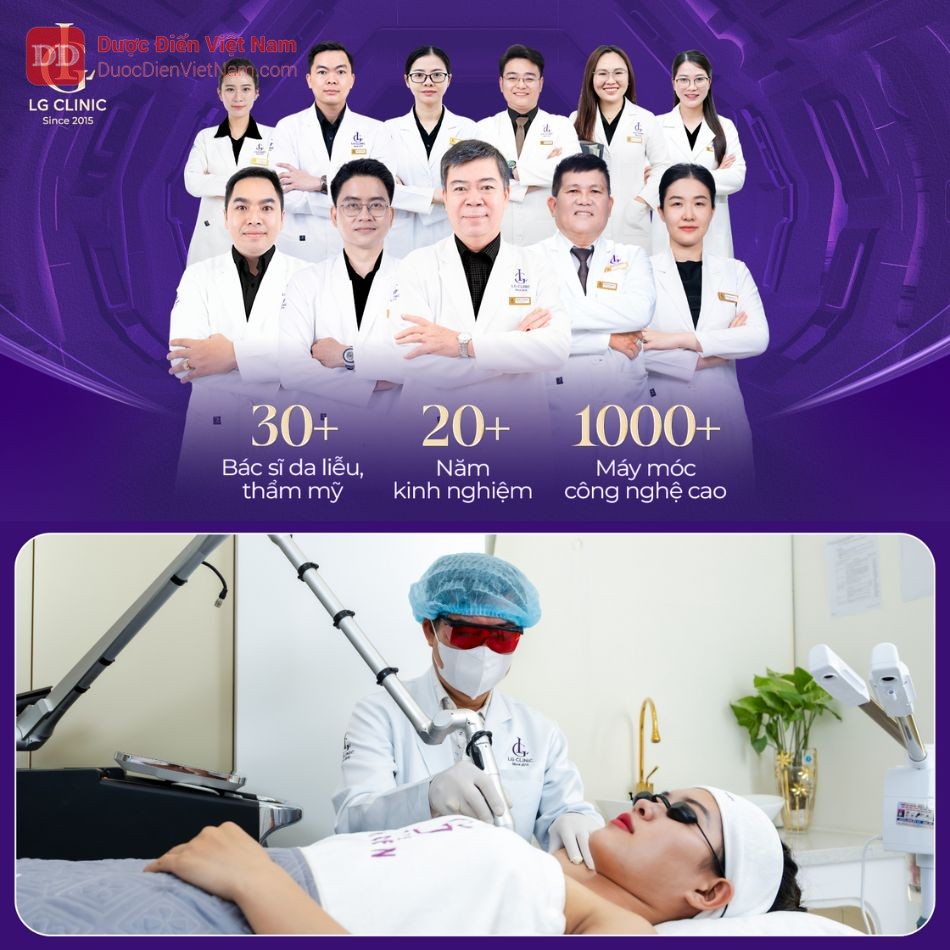 Liệu trình trị thâm nách tại LG Clinic do bác sĩ trực tiếp thăm khám và thực hiện