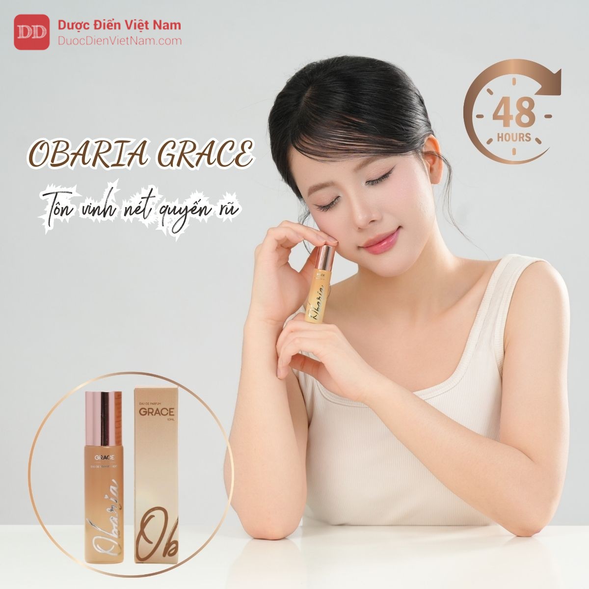 Nước hoa vùng kín Obaria Grace - Tôn vinh nét quyến rũ, lưu hương tới 48 giờ