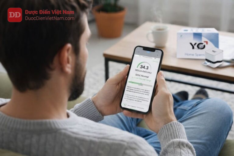 Chủ động theo dõi, xét nghiệm tinh dịch đồ với YO Home Sperm Test