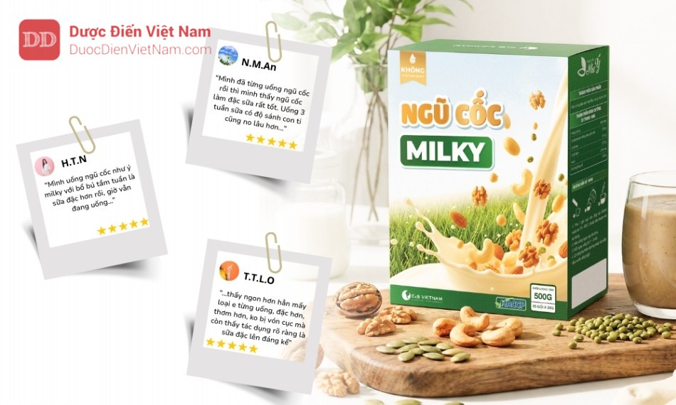 Ngũ cốc lợi sữa Milky được đánh giá cao trong nhóm ngũ cốc lợi sữa
