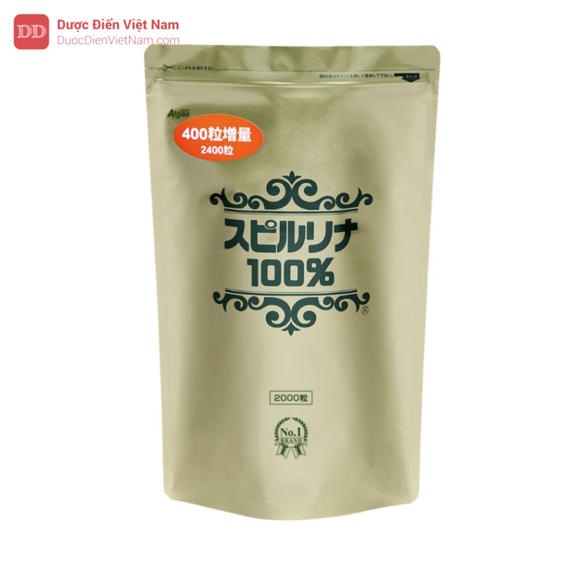 Tảo xoắn Spirulina 100% 2400 viên Japan Algae