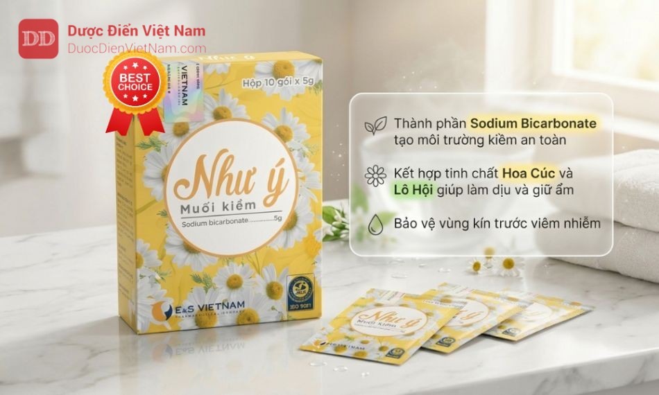 Muối kiềm Như Ý an toàn, lành tính, hỗ trợ tạo môi trường kiềm cho âm đạo