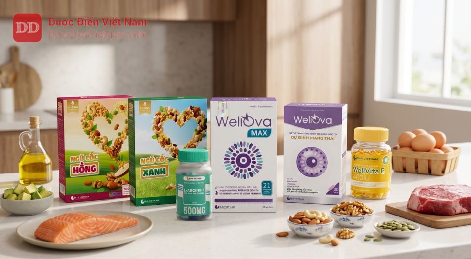 Dinh dưỡng đóng vai trò thiết yếu làm nền tảng hỗ trợ cải thiện niêm mạc tử cung