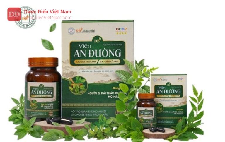 Viên uống hỗ trợ điều trị đái tháo đường Viên An Đường Đông Bắc OCOP 4 sao