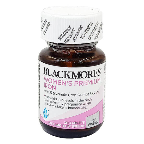 Blackmores Women's Premium Iron - Bổ sung sắt, ngăn ngừa thiếu máu