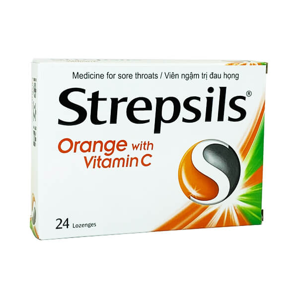 Strepsils Orange with vitamin C