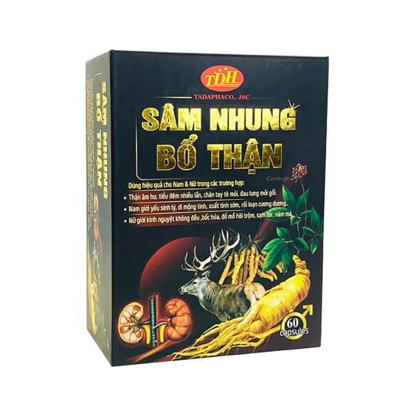 Sâm nhung bổ thận Tadaphaco