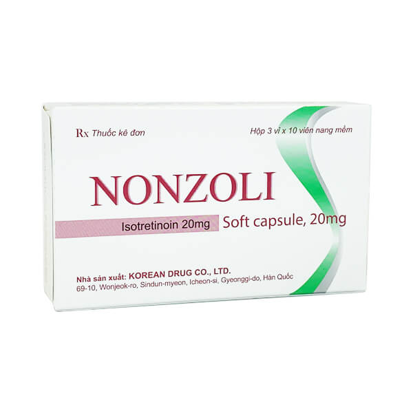 Nonzoli 20mg - TRỊ mụn trứng cá, TÁI SINH làn da
