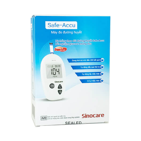 Máy đo đường huyết Safe-Accu