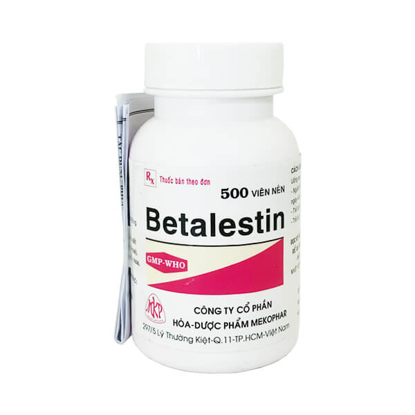 Betalestin (lọ 500 viên)