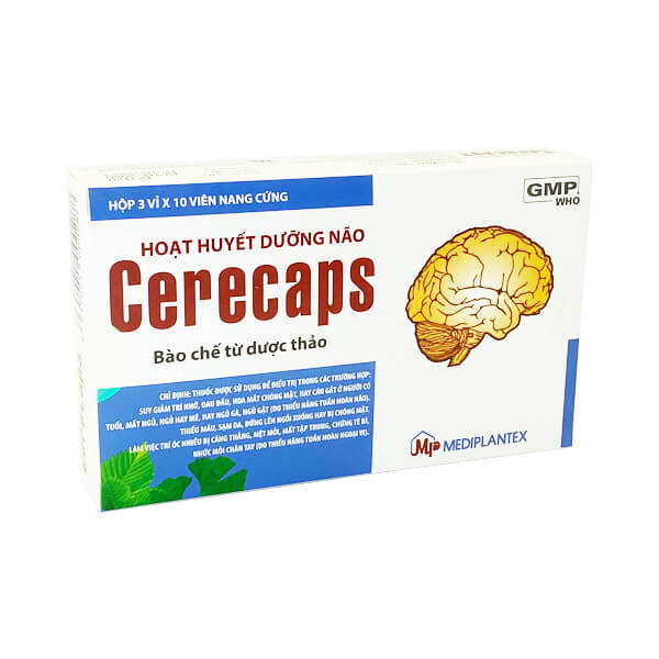 Hoạt huyết dưỡng não Cerecaps