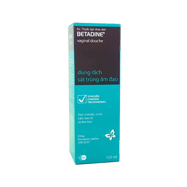Betadine vaginal douche 10% 125ml