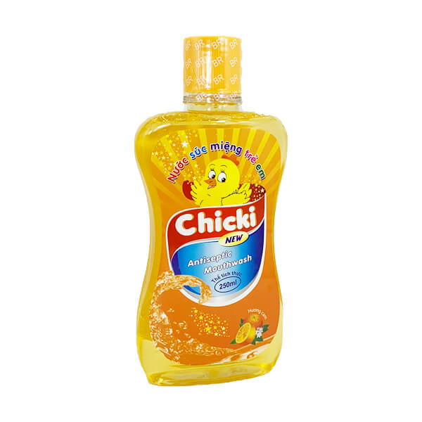 Nước súc miệng trẻ em Chicki new 250ml