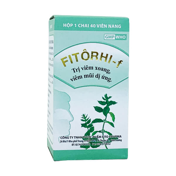 Fitorhi - F - Đánh bay viêm mũi, viêm xoang