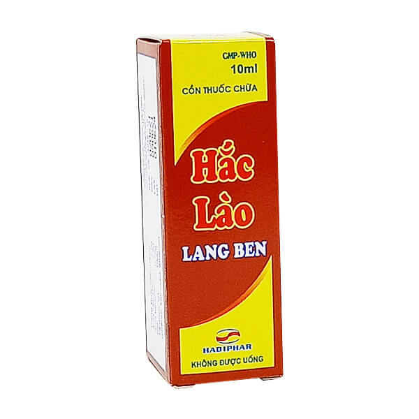 Cồn thuốc Hắc lào lang ben