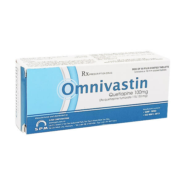 Omnivastin 100mg -  Chấm dứt RỐI LOẠN tâm thần