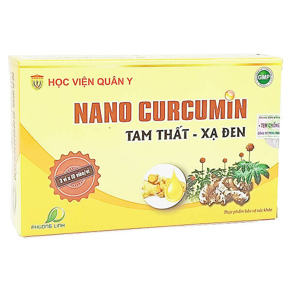 Nano Curcumin Tam thất - Xạ đen