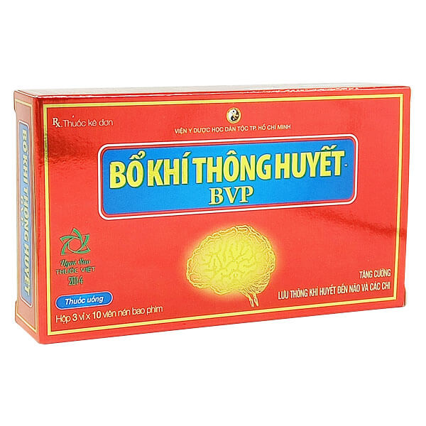 Bổ khí thông huyết BVP (Hộp 30 viên)