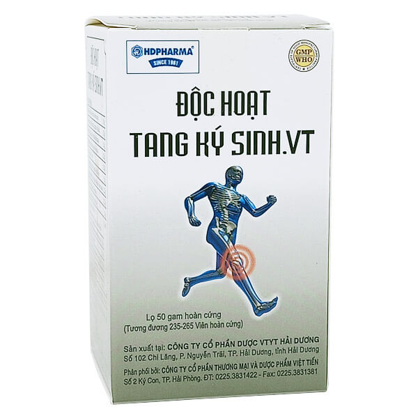 Độc Hoạt Tang Ký Sinh. VT