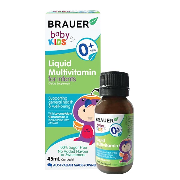 Brauer Baby Kids Liquid Multivitamin For Infants