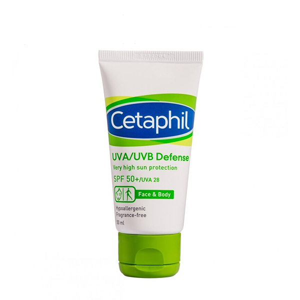 Kem chống nắng toàn thân Cetaphil UVA/UVB Defense SPF50+/UVA 28