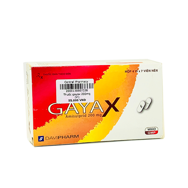 Gayax 200mg - Giảm triệu chứng Tâm thần phân liệt