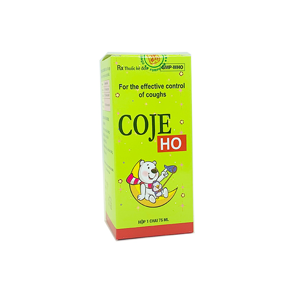 Coje siro - Giảm ho, ngạt mũi